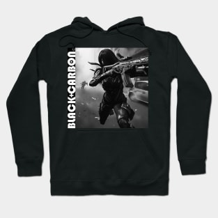 Black Carbon Cyberpunk Assassin 005 Hoodie